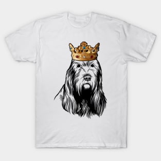 Grand Basset Griffon Vendeen Dog King Queen Wearing Crown T-Shirt